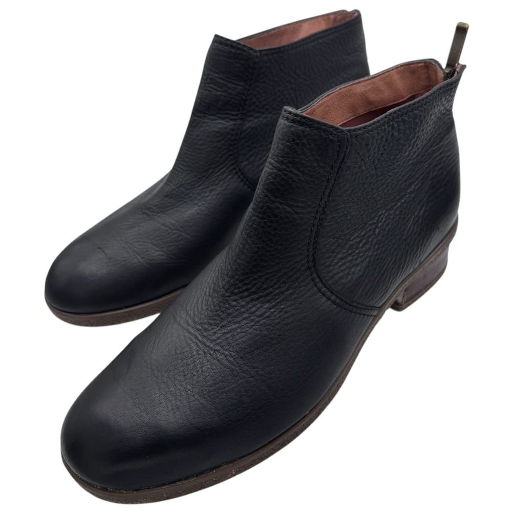 Dansko Becki Women’s Black Leather Ankle Booties - Size 42/ US 11.5-12